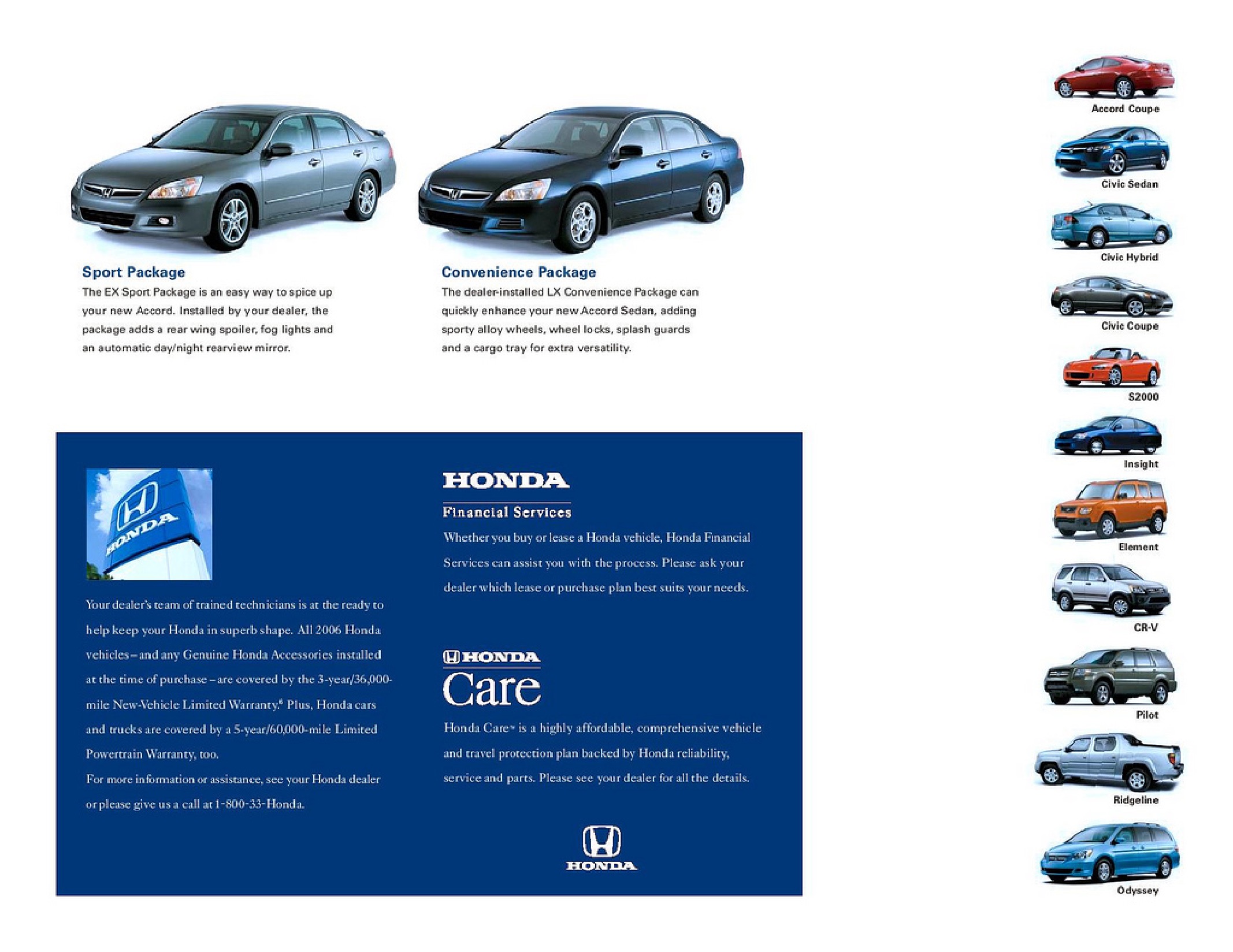 2006 Honda Accord Brochure Page 19